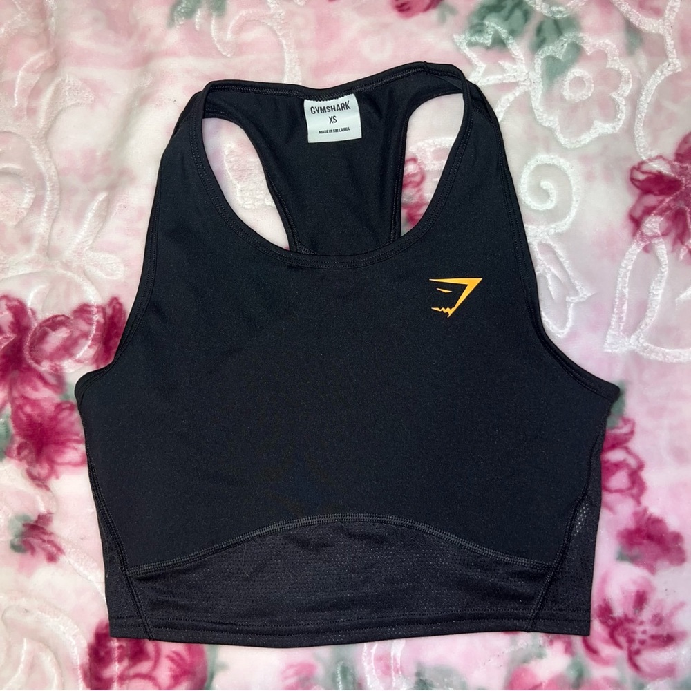 GYMSHARK Black Crop top